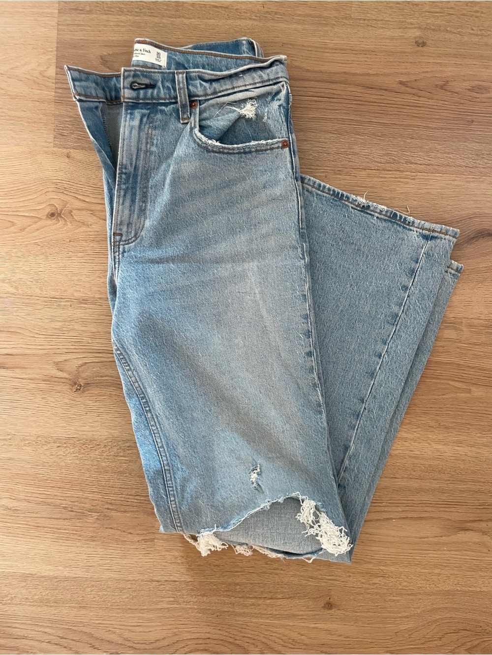 Abercrombie & Fitch Light Blue Straight Leg Jeans